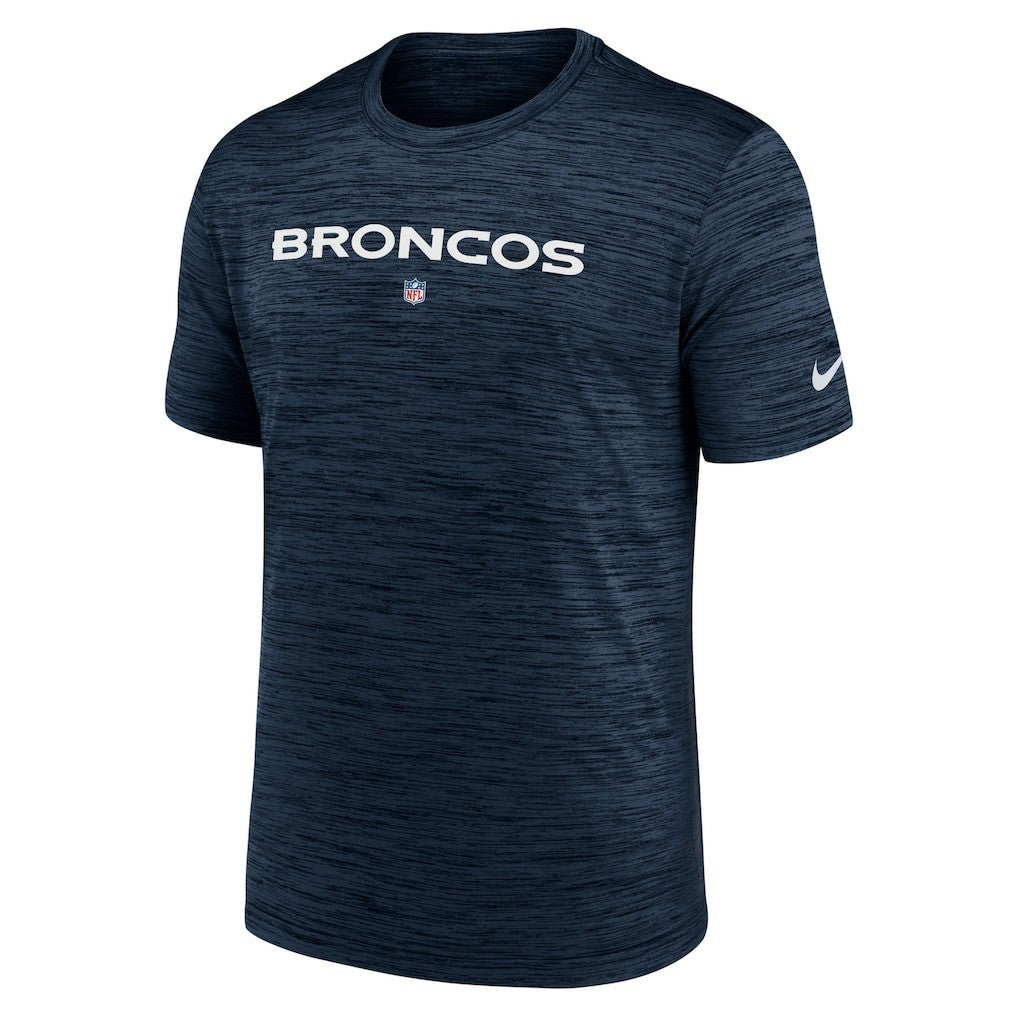 Denver Broncos Velocity Performance T-Shirt - Navy T-shirts
