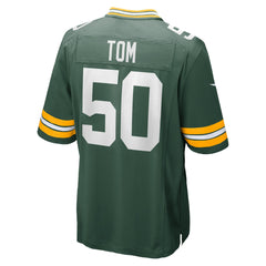Zach Tom Green Bay Packers Game Player Jersey - Green Jerseys