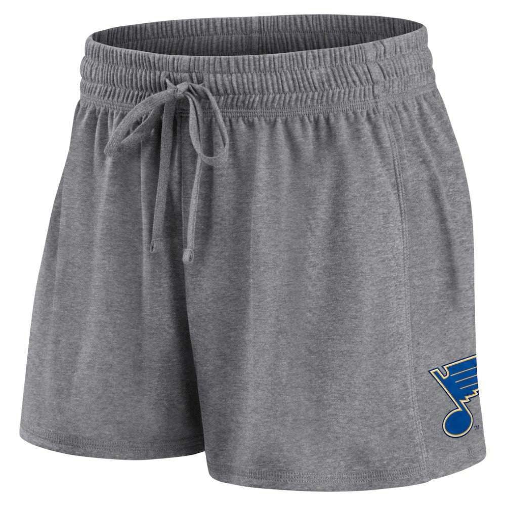 St. Louis Blues Fanatics Women's Script T-Shirt & Shorts Set - Blue/Gray | US 5025679