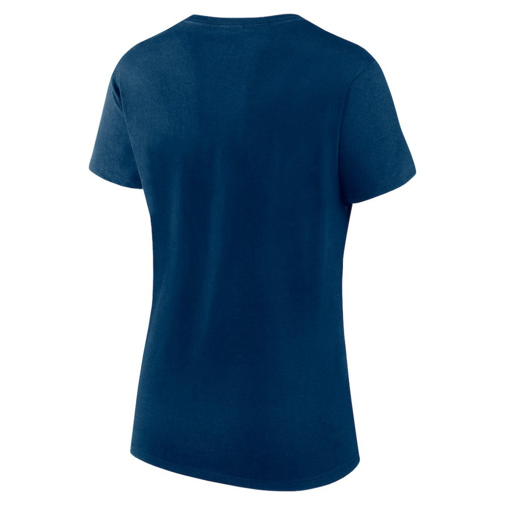Seattle Kraken Fanatics Women's Script T-Shirt & Shorts Set - Navy/Gray | US 5025697