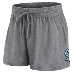 Seattle Kraken Fanatics Women's Script T-Shirt & Shorts Set - Navy/Gray | US 5025697