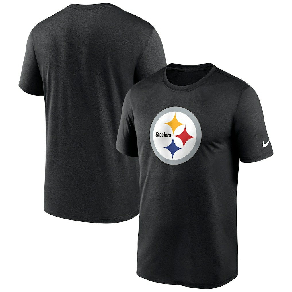Pittsburgh Steelers Primetime Legend Logo Performance T-Shirt - Black T-shirts