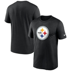 Pittsburgh Steelers Primetime Legend Logo Performance T-Shirt - Black T-shirts
