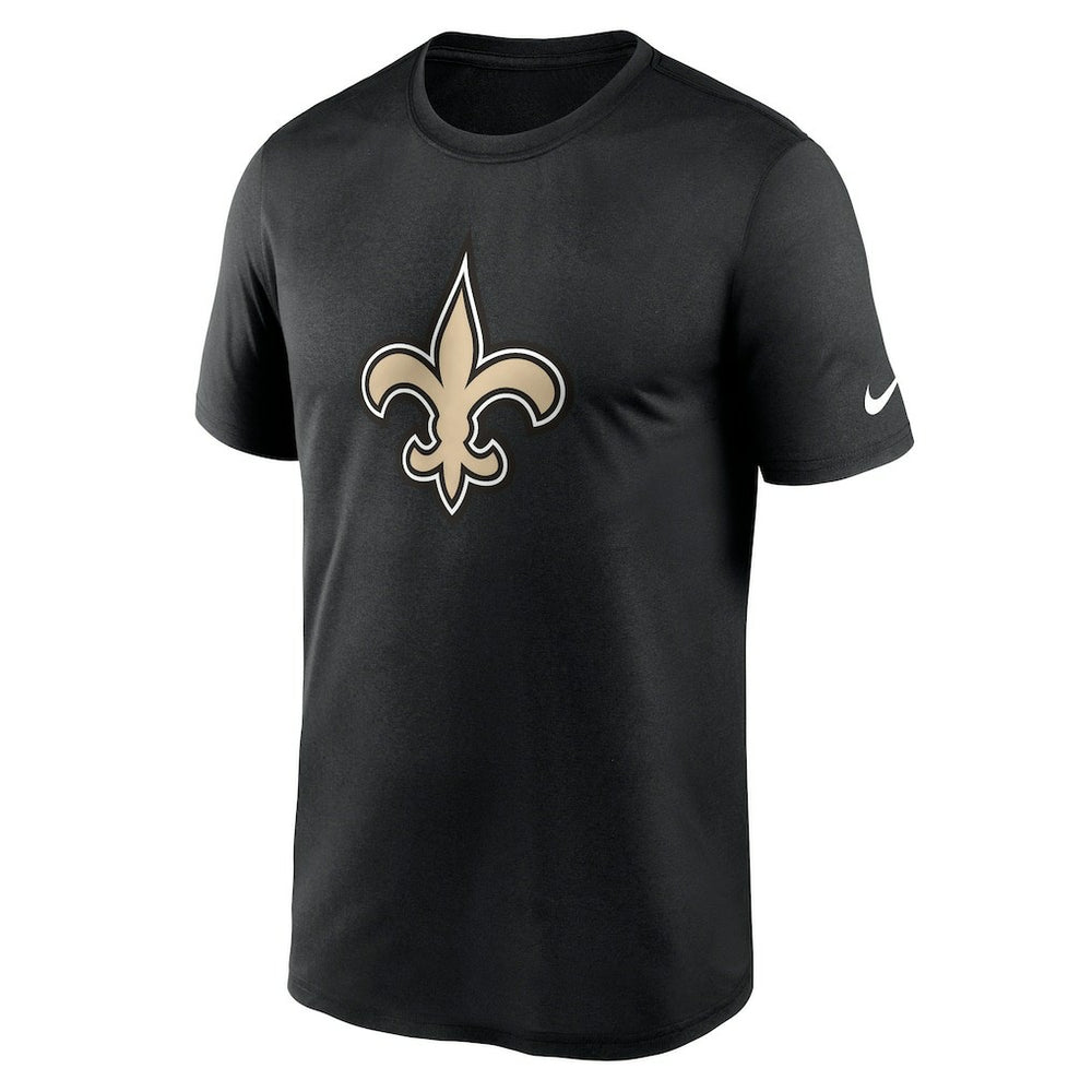 New Orleans Saints Primetime Legend Logo Performance T-Shirt - Black T-shirts