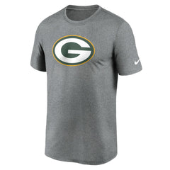 Green Bay Packers Primetime Legend Logo Performance T-Shirt - Heather Charcoal T-shirts
