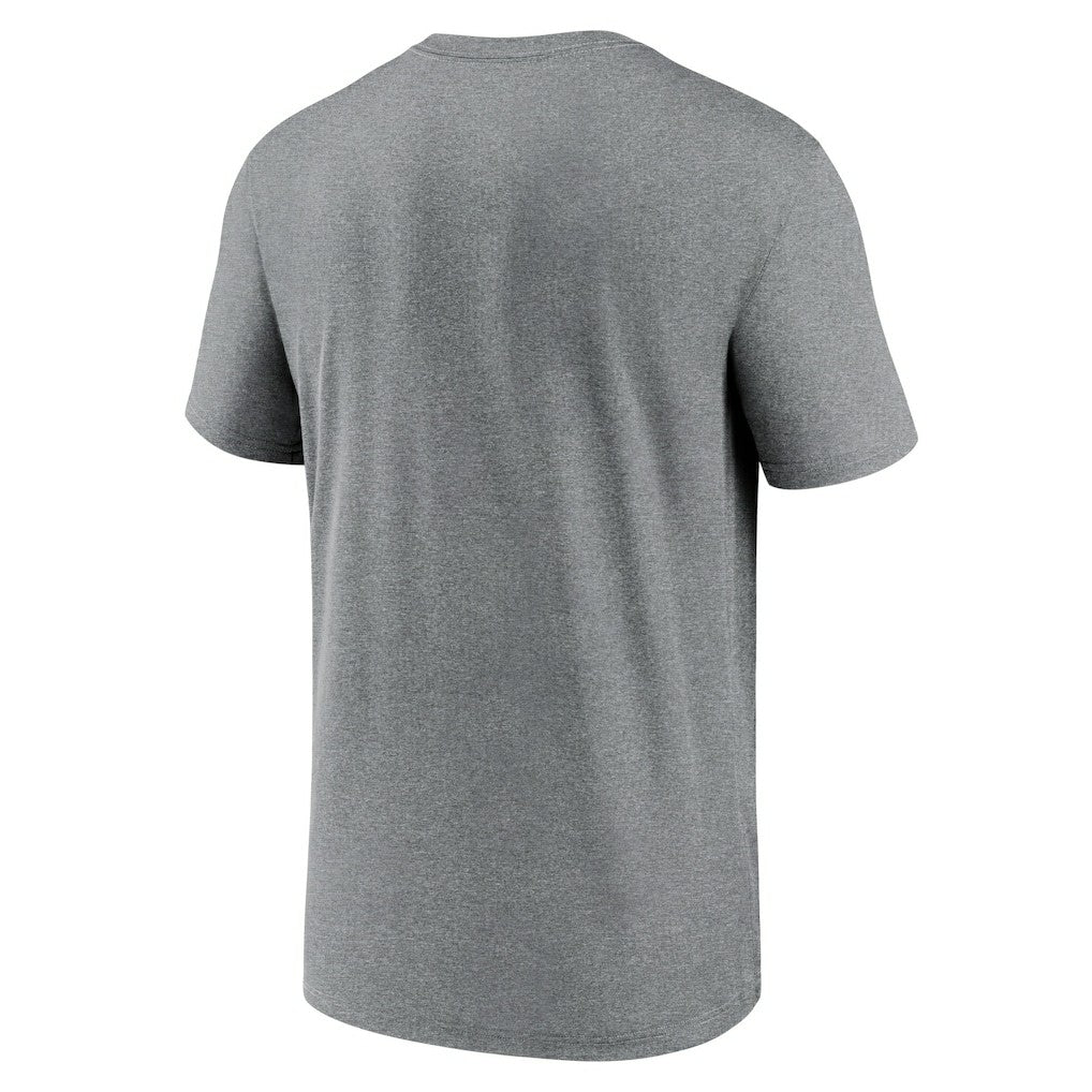 Baltimore Ravens Primetime Legend Logo Performance T-Shirt - Heather Charcoal T-shirts