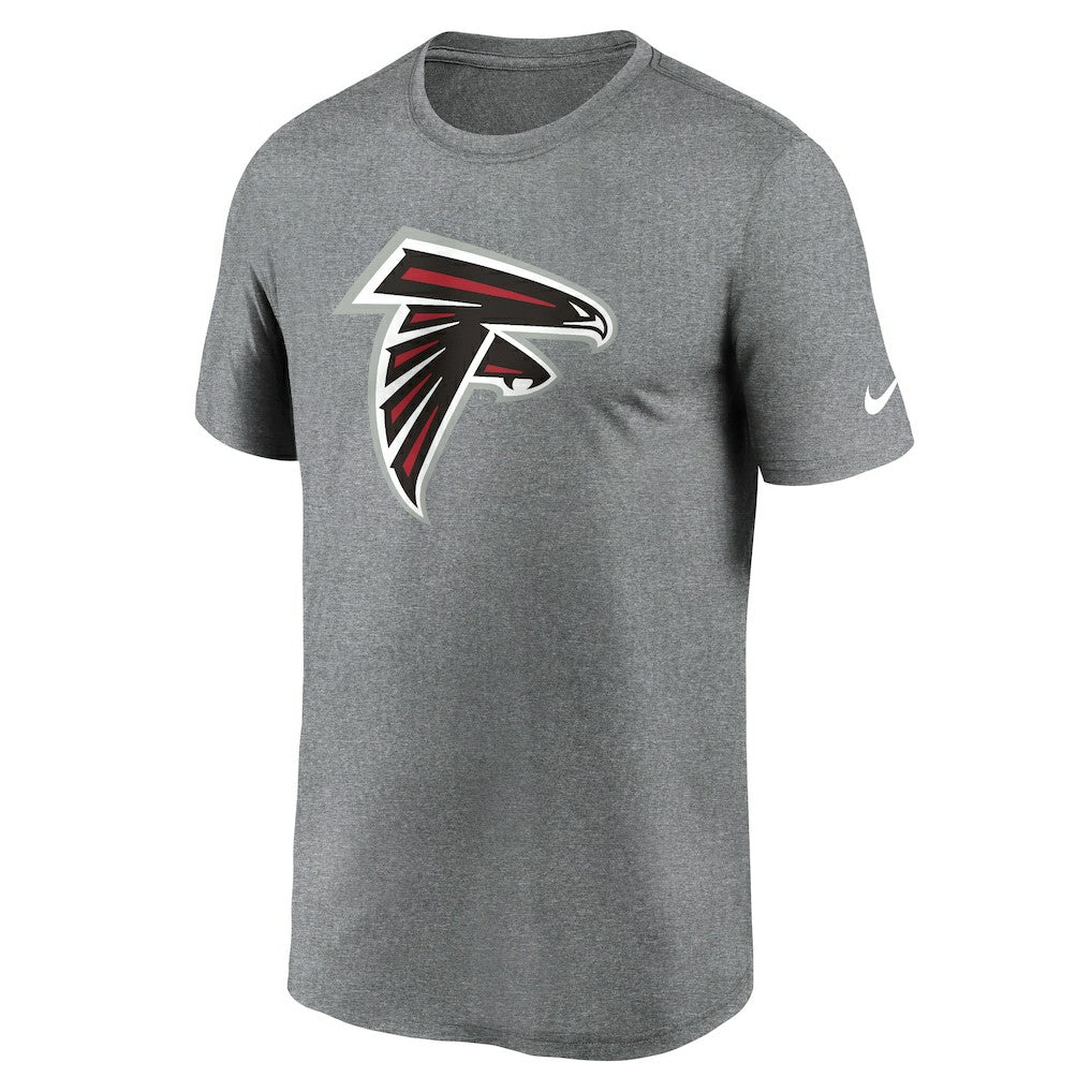 Atlanta Falcons Primetime Legend Logo Performance T-Shirt - Heather Charcoal T-shirts