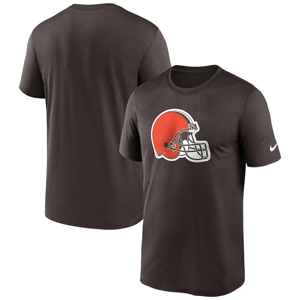 Cleveland Browns Primetime Legend Logo Performance T-Shirt - Brown T-shirts