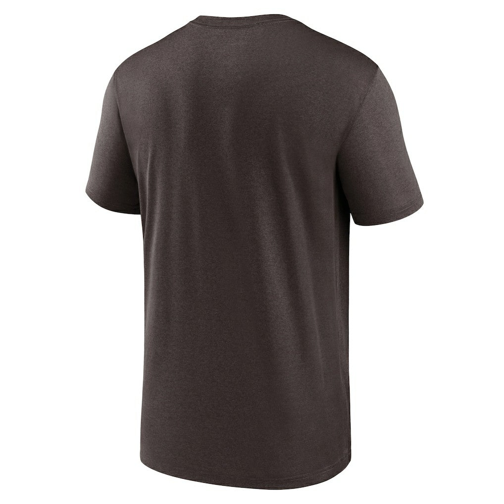 Cleveland Browns Primetime Legend Logo Performance T-Shirt - Brown T-shirts