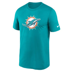 Miami Dolphins Primetime Legend Logo Performance T-Shirt - Aqua T-shirts