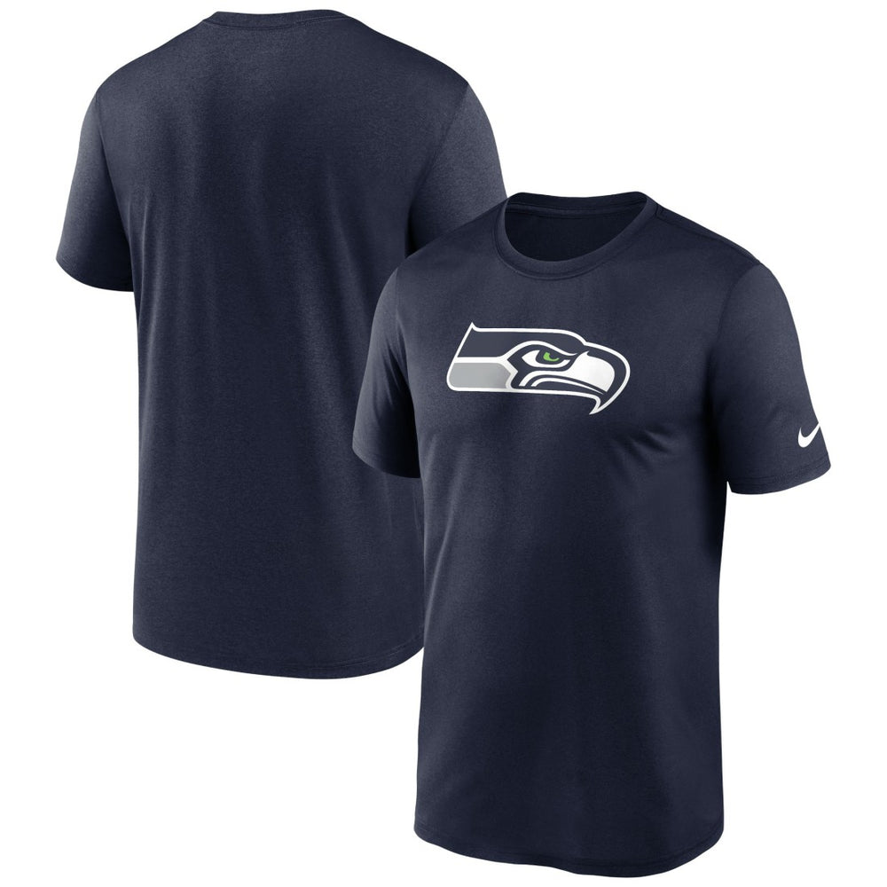 Seattle Seahawks Primetime Legend Logo Performance T-Shirt - College Navy T-shirts