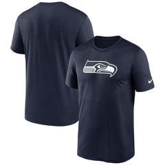 Seattle Seahawks Primetime Legend Logo Performance T-Shirt - College Navy T-shirts