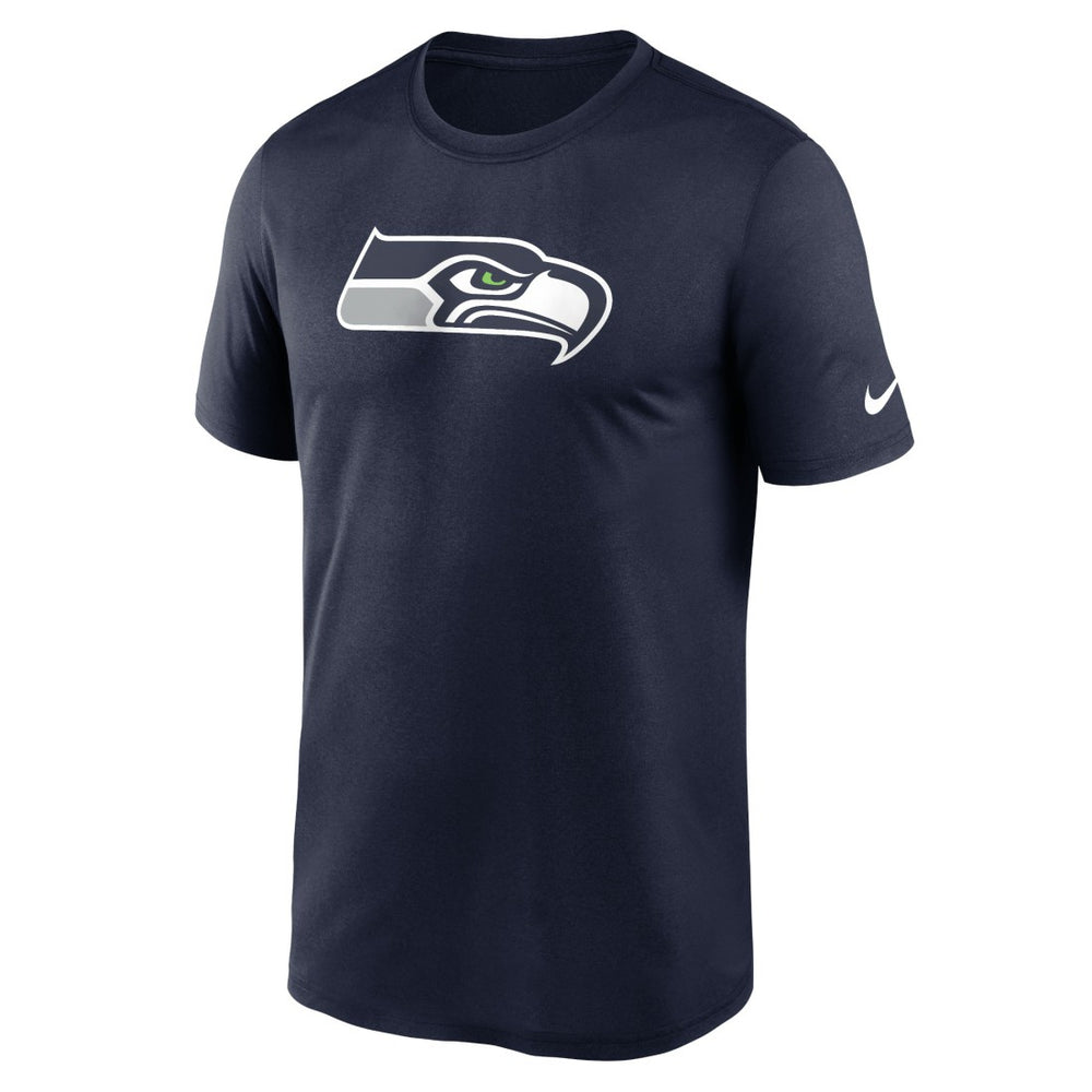 Seattle Seahawks Primetime Legend Logo Performance T-Shirt - College Navy T-shirts