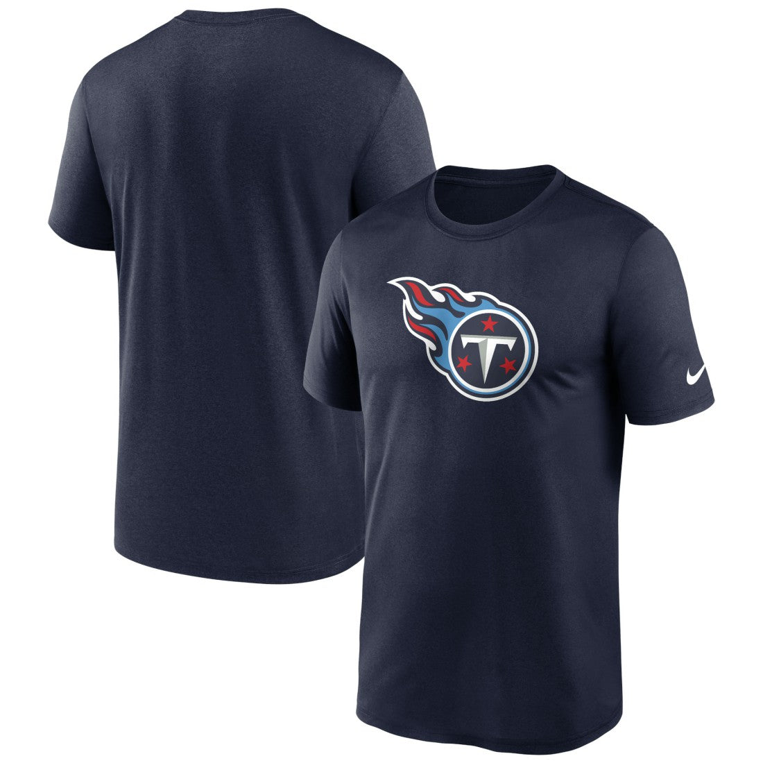 Tennessee Titans Primetime Legend Logo Performance T-Shirt - Navy T-shirts