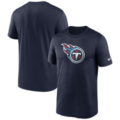 Tennessee Titans Primetime Legend Logo Performance T-Shirt - Navy T-shirts
