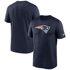 New England Patriots Primetime Legend Logo Performance T-Shirt - Navy T-shirts