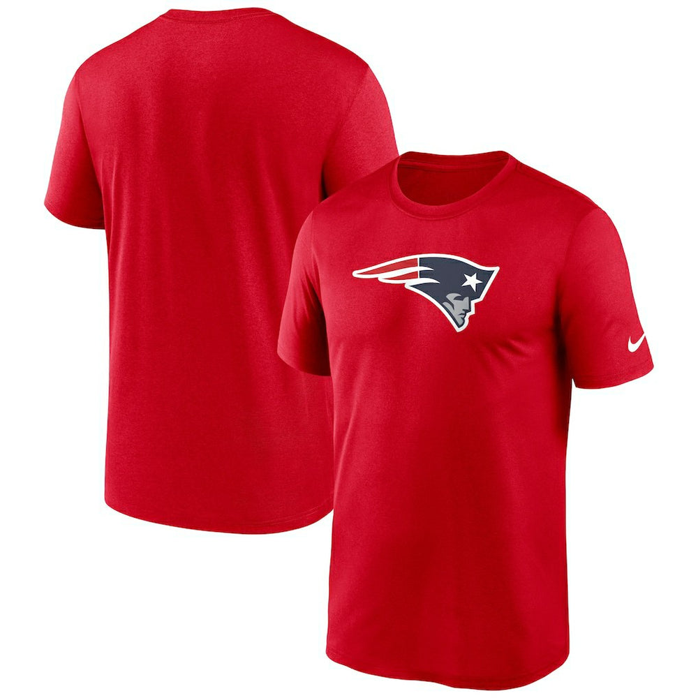 New England Patriots Primetime Legend Logo Performance T-Shirt - Red T-shirts