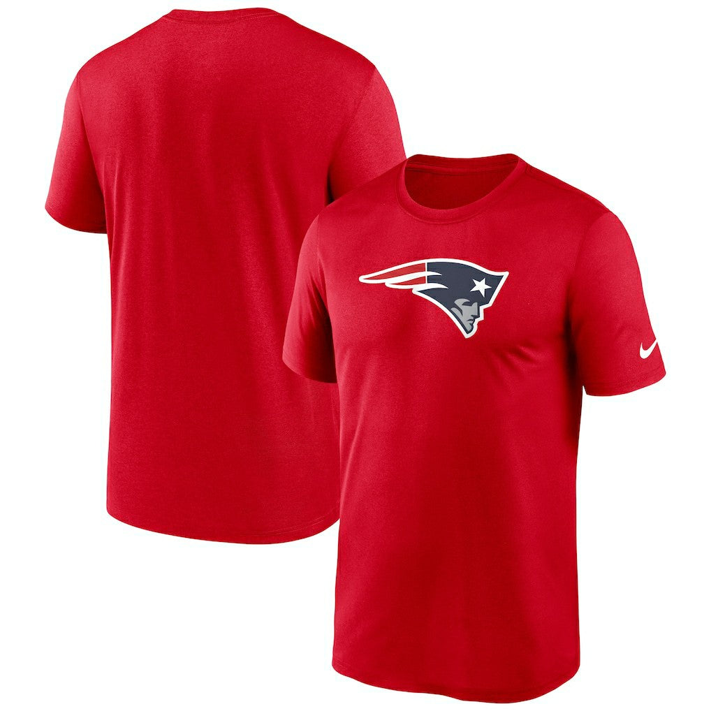 New England Patriots Primetime Legend Logo Performance T-Shirt - Red T-shirts