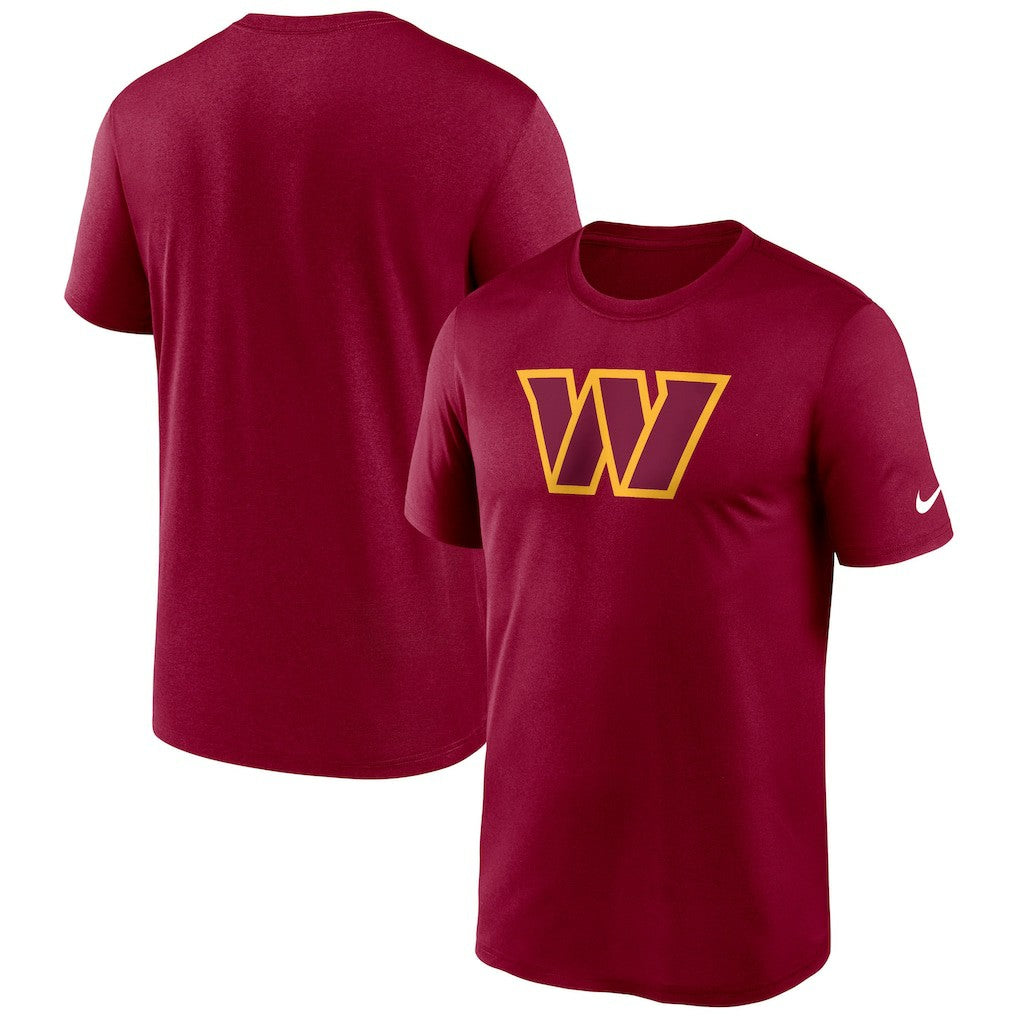 Washington Commanders Primetime Legend Logo Performance T-Shirt - Burgundy T-shirts