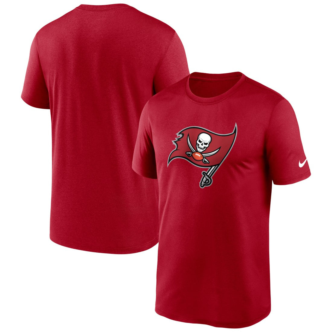 Tampa Bay Buccaneers Primetime Legend Logo Performance T-Shirt - Red T-shirts
