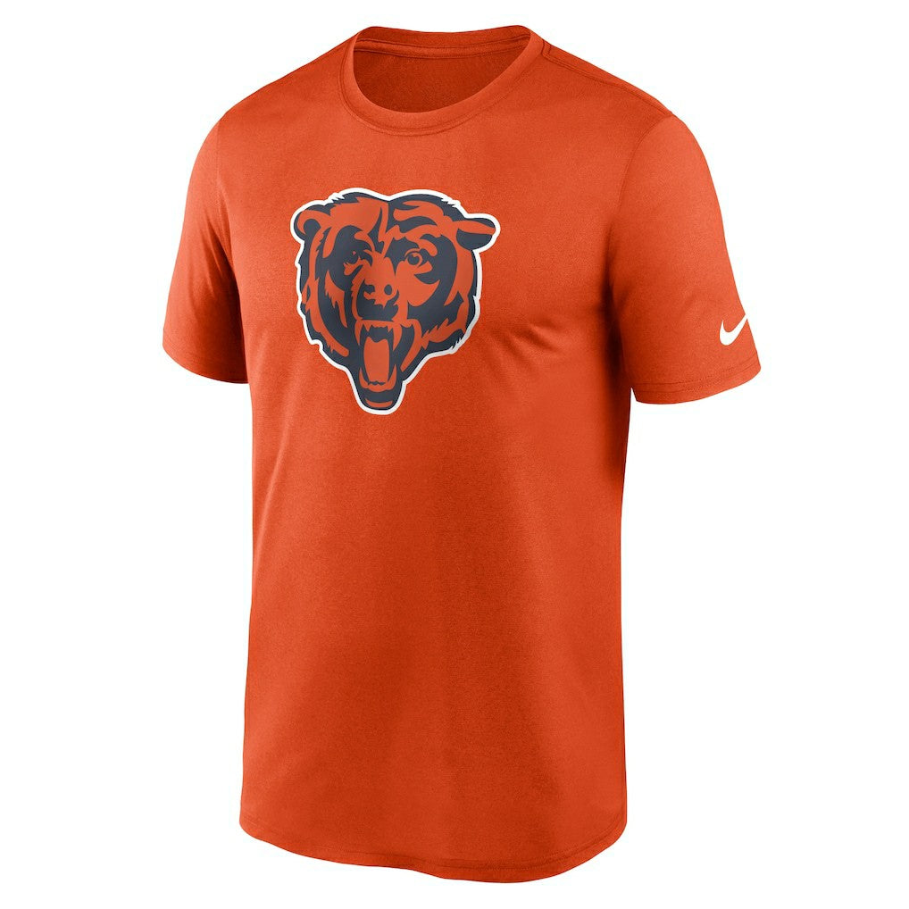 Chicago Bears Primetime Legend Logo Performance T-Shirt - Orange T-shirts