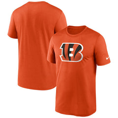 Cincinnati Bengals Primetime Legend Logo Performance T-Shirt - Orange T-shirts