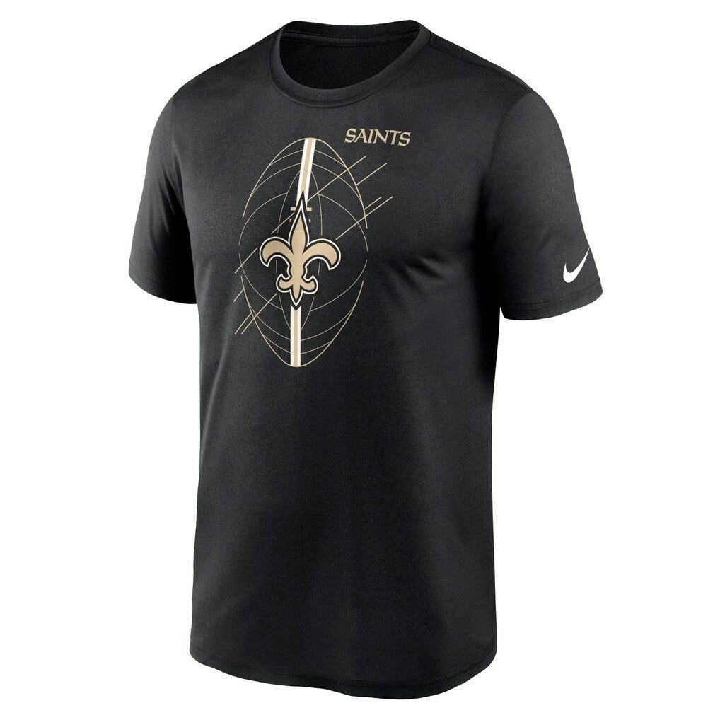 New Orleans Saints Legend Icon Performance T-Shirt - Black T-shirts