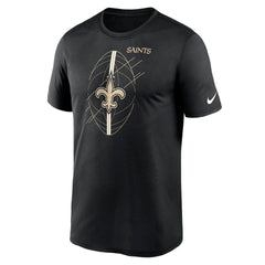 New Orleans Saints Legend Icon Performance T-Shirt - Black T-shirts