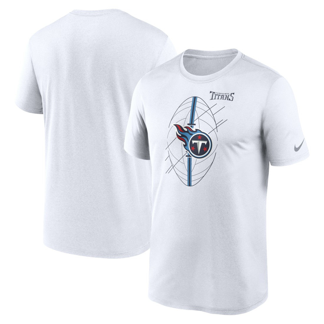 Tennessee Titans Legend Icon Performance T-Shirt - White T-shirts
