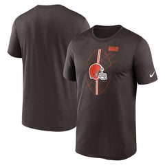 Cleveland Browns Legend Icon Performance T-Shirt - Brown T-shirts