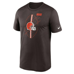 Cleveland Browns Legend Icon Performance T-Shirt - Brown T-shirts