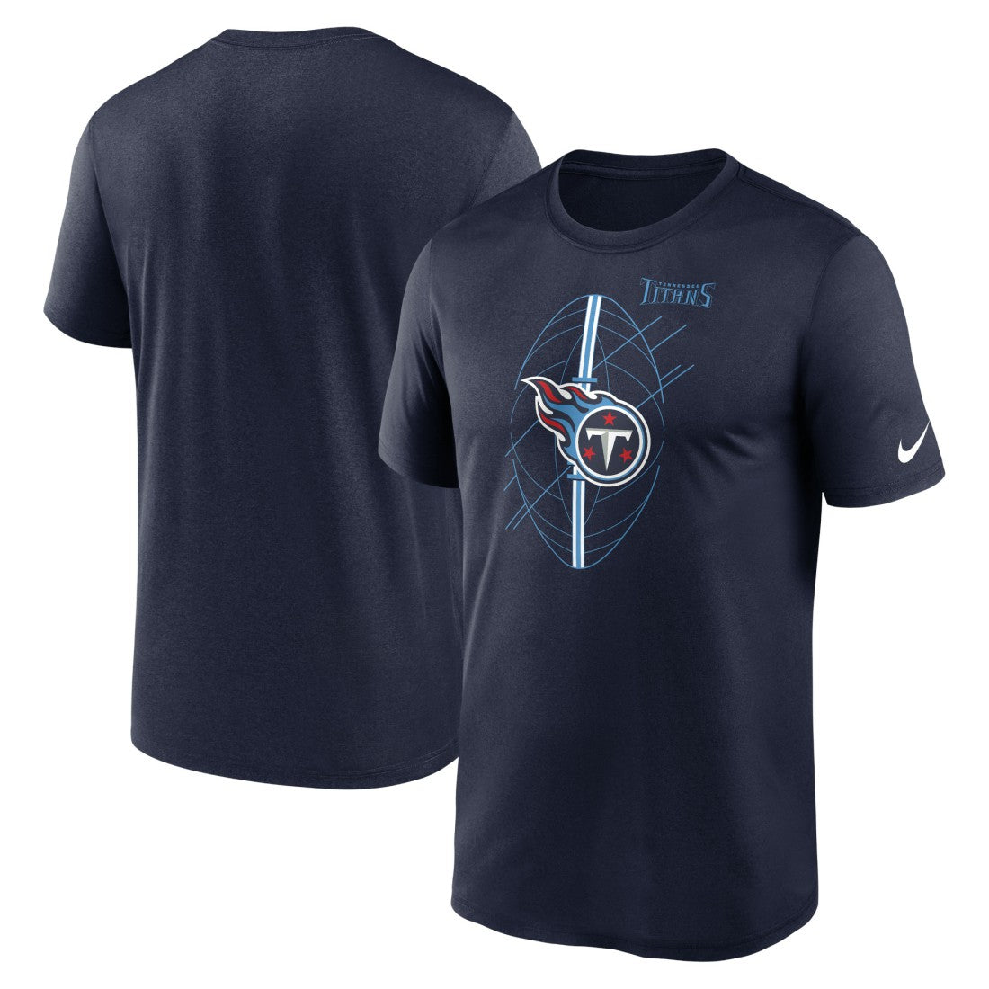Tennessee Titans Legend Icon Performance T-Shirt - Navy T-shirts