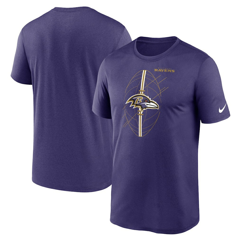 Baltimore Ravens Legend Icon Performance T-Shirt - Purple T-shirts