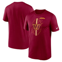 Washington Commanders Legend Icon Performance T-Shirt - Burgundy T-shirts
