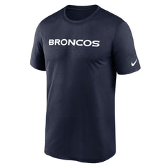 Denver Broncos Legend Wordmark Performance T-Shirt - Navy T-shirts