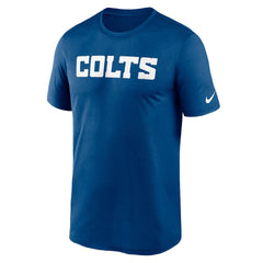 Indianapolis Colts Legend Wordmark Performance T-Shirt - Royal T-shirts