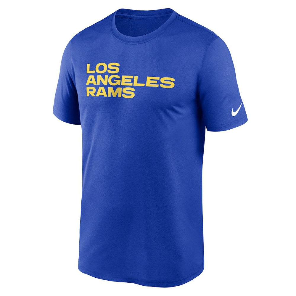 Los Angeles Rams Legend Wordmark Performance T-Shirt - Royal T-shirts