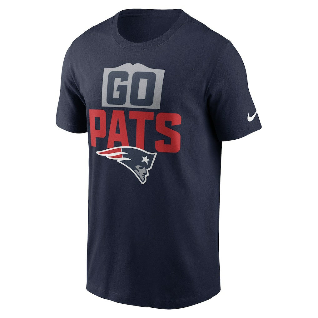 New England Patriots Local Essential T-Shirt - Navy T-shirts