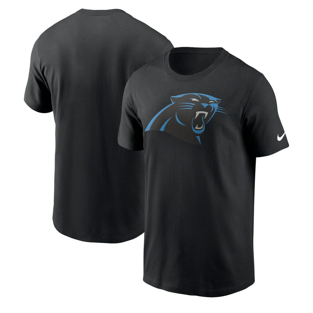 Carolina Panthers Primetime Logo Essential T-Shirt - Black T-shirts