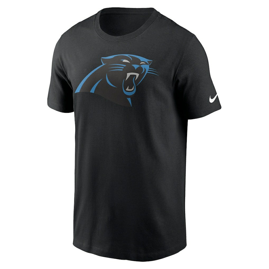 Carolina Panthers Primetime Logo Essential T-Shirt - Black T-shirts