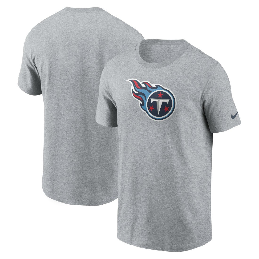 Tennessee Titans Logo Essential T-Shirt - Gray T-shirts