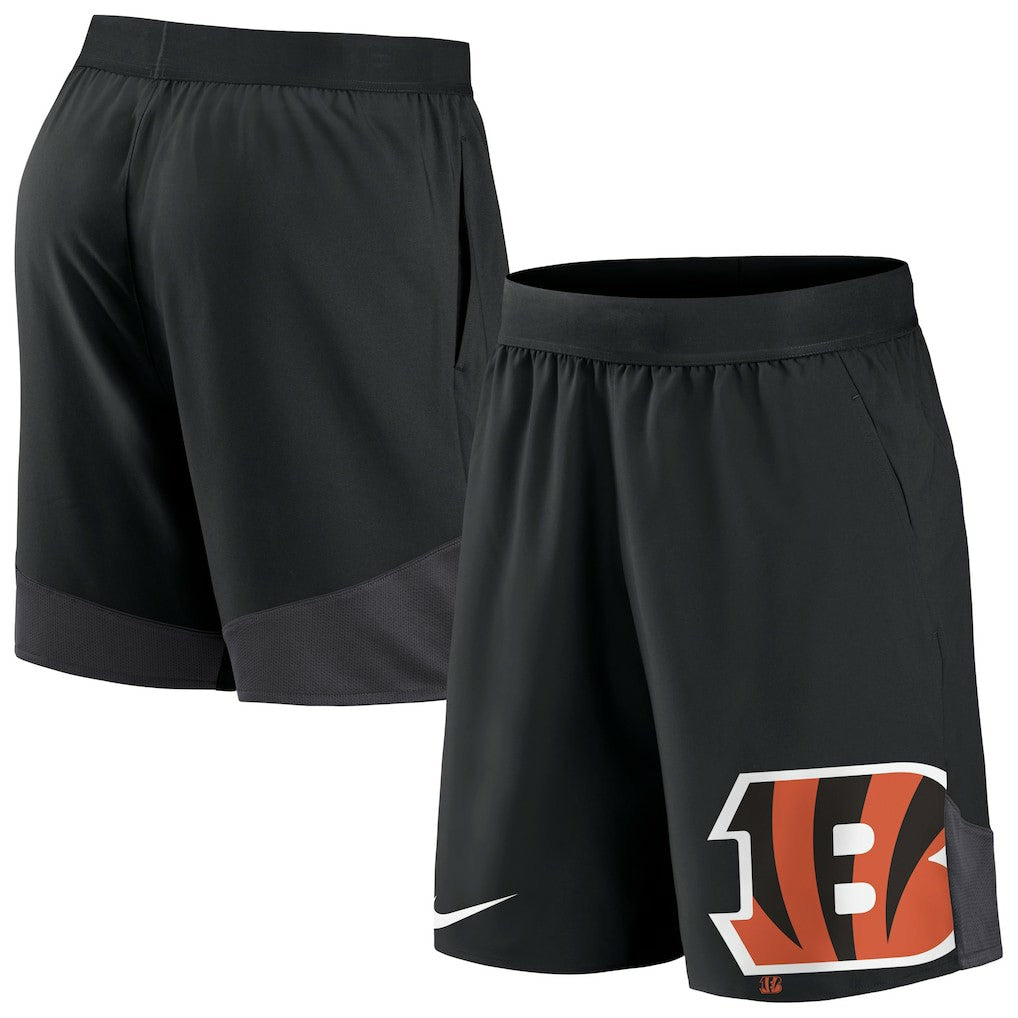 Cincinnati Bengals Stretch Performance Shorts - Black Shorts