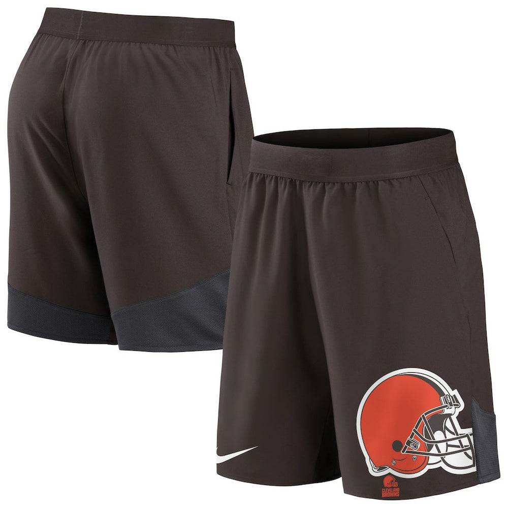 Cleveland Browns Stretch Performance Shorts - Brown Shorts