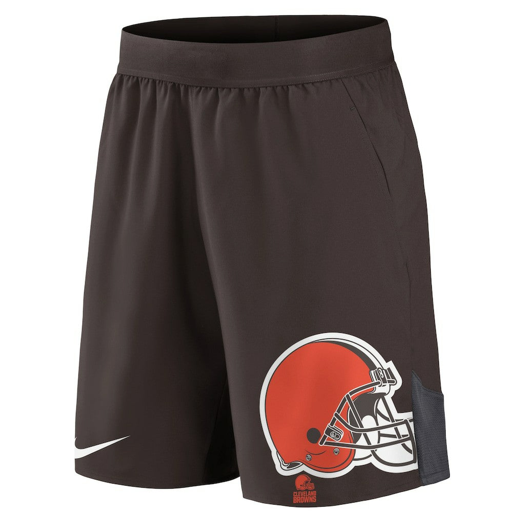 Cleveland Browns Stretch Performance Shorts - Brown Shorts
