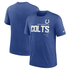 Indianapolis Colts Team Tri-Blend T-Shirt - Heather Royal T-shirts