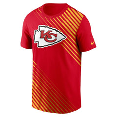 Kansas City Chiefs Yard Line Fashion Asbury T-Shirt - Red T-shirts
