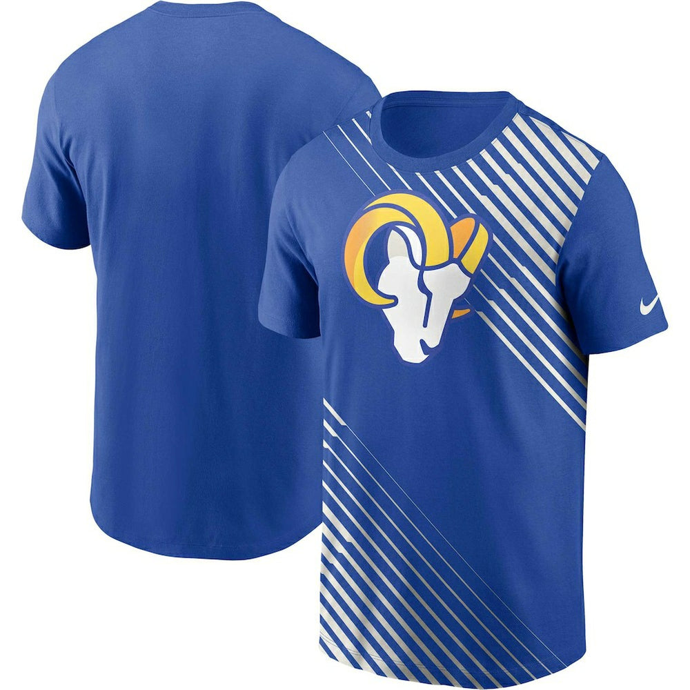 Los Angeles Rams Yard Line Fashion Asbury T-Shirt - Royal T-shirts