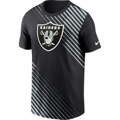 Las Vegas Raiders Yard Line Fashion Asbury T-Shirt - Black T-shirts