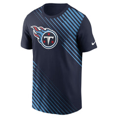 Tennessee Titans Yard Line Fashion Asbury T-Shirt - Navy T-shirts