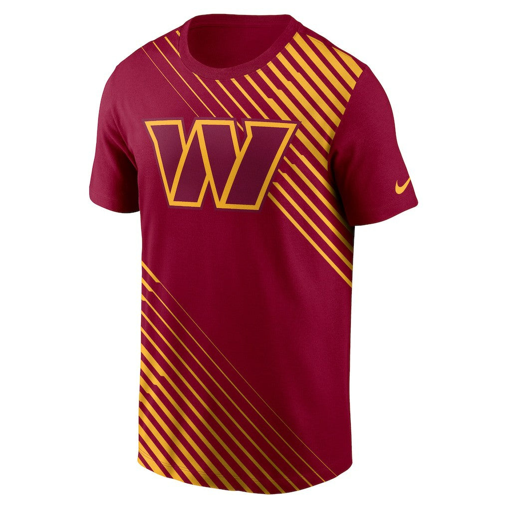 Washington Commanders Yard Line Fashion Asbury T-Shirt - Burgundy T-shirts